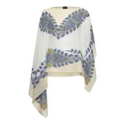 Witte Paisley Print Zijden Jas Etro , Multicolor , Dames