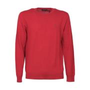 Ronde Hals Gebreide Kleding Polo Ralph Lauren , Red , Heren