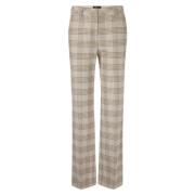 Moderne Elegantie Geruite Broek Marc Cain , Multicolor , Dames