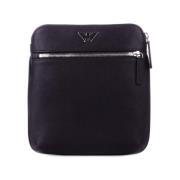 Zwarte Crossbody Tas Logo Voorrits Emporio Armani , Black , Heren