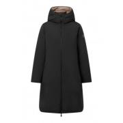 Omkeerbare Baru Zwarte Winterjas Ecoalf , Black , Dames