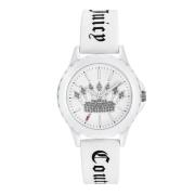 Wit Siliconen Horloge Juicy Couture , White , Dames