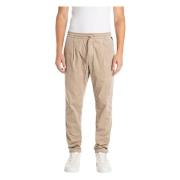 Fluwelen Herenbroek Replay , Beige , Heren