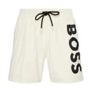 Heren Zwemkleding Collectie: Lente/Zomer Polyester Hugo Boss , Beige ,...