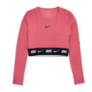 Sportieve Crop Longsleeve T-shirt Nike , Pink , Dames