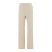 Boterkleurige Wijde Pijp Broek IRO , Beige , Dames