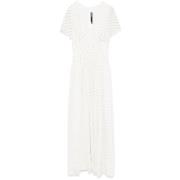 Maxi V-Neck Jurk Collectie Rotate Birger Christensen , White , Dames