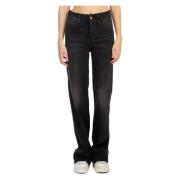 Zwarte Jeans in Nilo Stijl Seafarer , Black , Dames