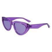 Paarse gespoten zonnebril Karl Lagerfeld , Purple , Dames