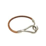 Pre-owned Leather bracelets Hermès Vintage , Brown , Dames