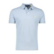 Lichtblauw poloshirt met korte mouw Polo Ralph Lauren , Blue , Heren