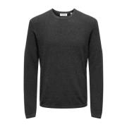 Stijlvolle Gebreide Collectie Only & Sons , Black , Heren