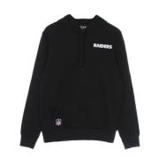 NFL Outline Logo Hoodie Zwart/Wit New Era , Black , Heren