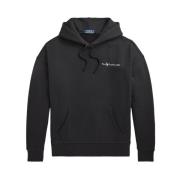 Zwarte hoodie met kangoeroezak Polo Ralph Lauren , Black , Heren