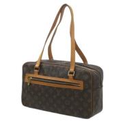 Pre-owned Canvas handbags Louis Vuitton Vintage , Brown , Dames