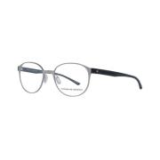 Grijze Titanium Ronde Optische Monturen Porsche Design , Gray , Unisex