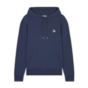 Vos Katoenen Hoodie Sweatshirt Maison Kitsuné , Blue , Heren