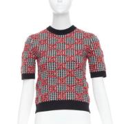 Pre-owned Wool tops Gucci Vintage , Red , Dames