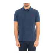 Klassiek Royal Blue Polo Shirt Polo Ralph Lauren , Blue , Heren