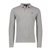 Grijze Custom Slim Fit Trui Polo Ralph Lauren , Gray , Heren