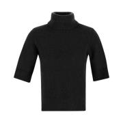 Alpaca Coltrui Breigoed Lardini , Black , Dames