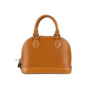 Pre-owned Leather handbags Louis Vuitton Vintage , Brown , Dames