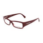 Rode Plastic Wijzerplaat Frames Unisex Ermenegildo Zegna , Red , Unise...