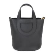 Pre-owned Leather handbags Hermès Vintage , Black , Dames