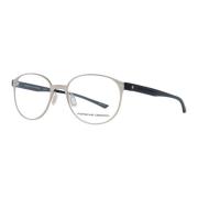 Gouden Titanium Ronde Optische Monturen met Demo Lenzen Porsche Design...