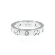 Pre-owned Silver rings Gucci Vintage , Gray , Dames