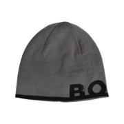 Zwarte wollen blend hoed & pet Hugo Boss , Black , Heren