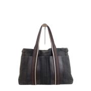 Pre-owned Cotton totes Hermès Vintage , Black , Dames