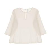 Stijlvolle Blouse voor Vrouwen Imperial , Beige , Dames