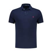 Donkerblauw poloshirt met korte mouwen Polo Ralph Lauren , Blue , Here...