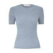 Flowy Viscose Top Zimmermann , Blue , Dames