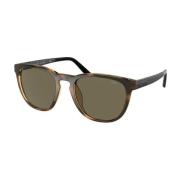 Acetaat zonnebril met lens Ralph Lauren , Brown , Heren