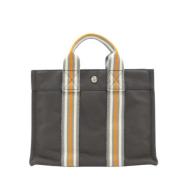 Pre-owned Canvas handbags Hermès Vintage , Black , Dames