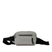 Pre-owned Leather crossbody-bags Burberry Vintage , Gray , Dames