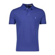 Slim Fit Blauw Polo Shirt Polo Ralph Lauren , Blue , Heren