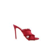 Pre-owned Fabric heels Gianvito Rossi Pre-owned , Red , Dames