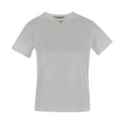 Katoenen T-shirt Valentino , White , Dames