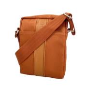 Pre-owned Canvas crossbody-bags Hermès Vintage , Orange , Dames