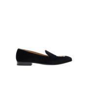 Zwarte Velvet Friulane Slippers Scarosso , Black , Heren