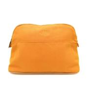 Pre-owned Cotton handbags Hermès Vintage , Yellow , Dames