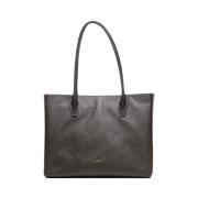 Stijlvolle Tote Tas Poche Paris , Brown , Dames