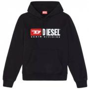 Zwarte hoodie A37757- Diesel , Black , Heren