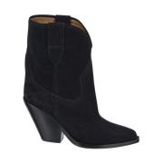 Kalfsleren Leyane Laarzen Isabel Marant , Black , Dames