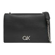 Lente/Zomer Dames Middelgrote Tassen Collectie Calvin Klein , Black , ...