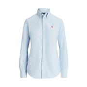 Blauw overhemd met lange mouwen en Pony-logo Polo Ralph Lauren , Blue ...