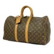 Pre-owned Fabric handbags Louis Vuitton Vintage , Brown , Dames